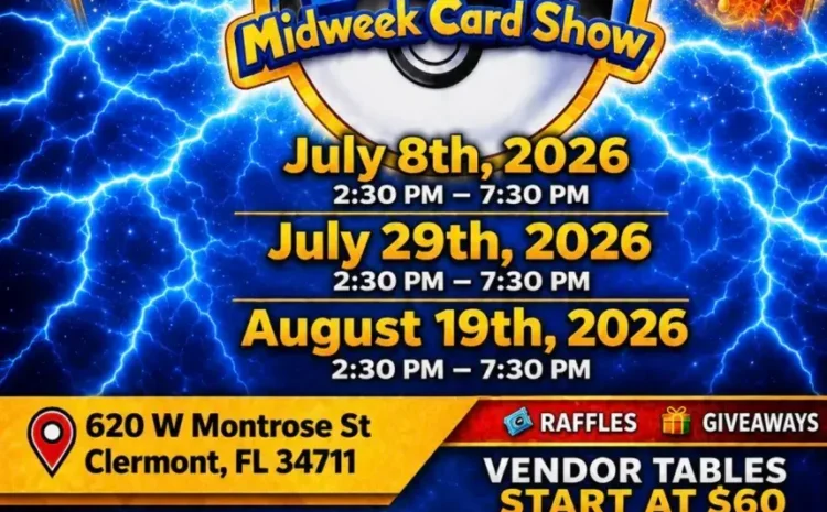 TCG Midweek Card Show (Clermont) August 19th
