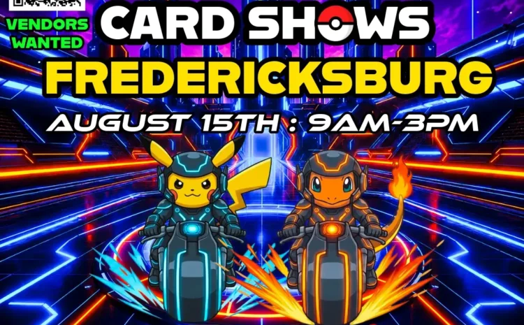 FREE Pokémon & Sports Card Show – Fredericksburg, VA – August 15, 2026
